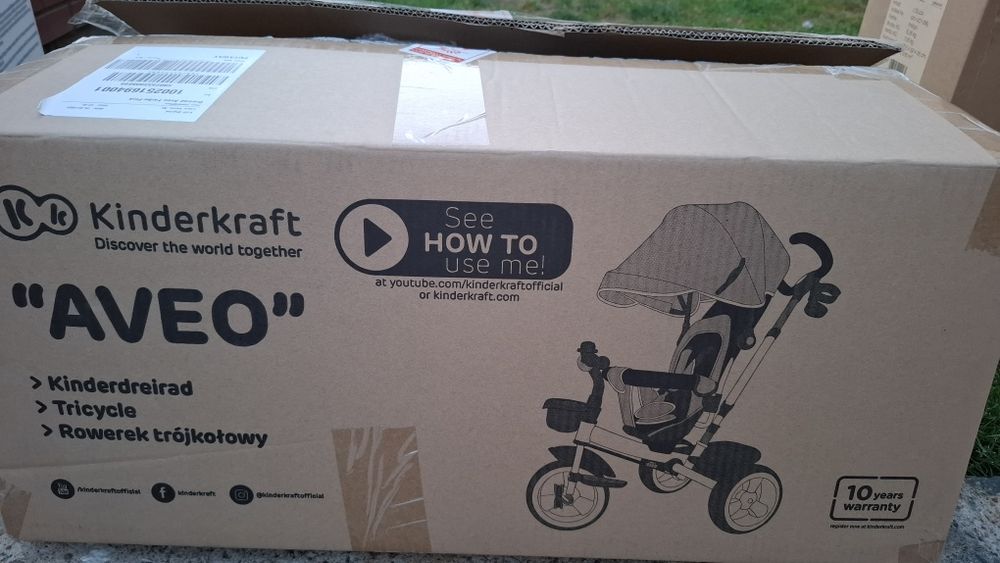 Rower trójkołowy AVEO dla dziewczynki
