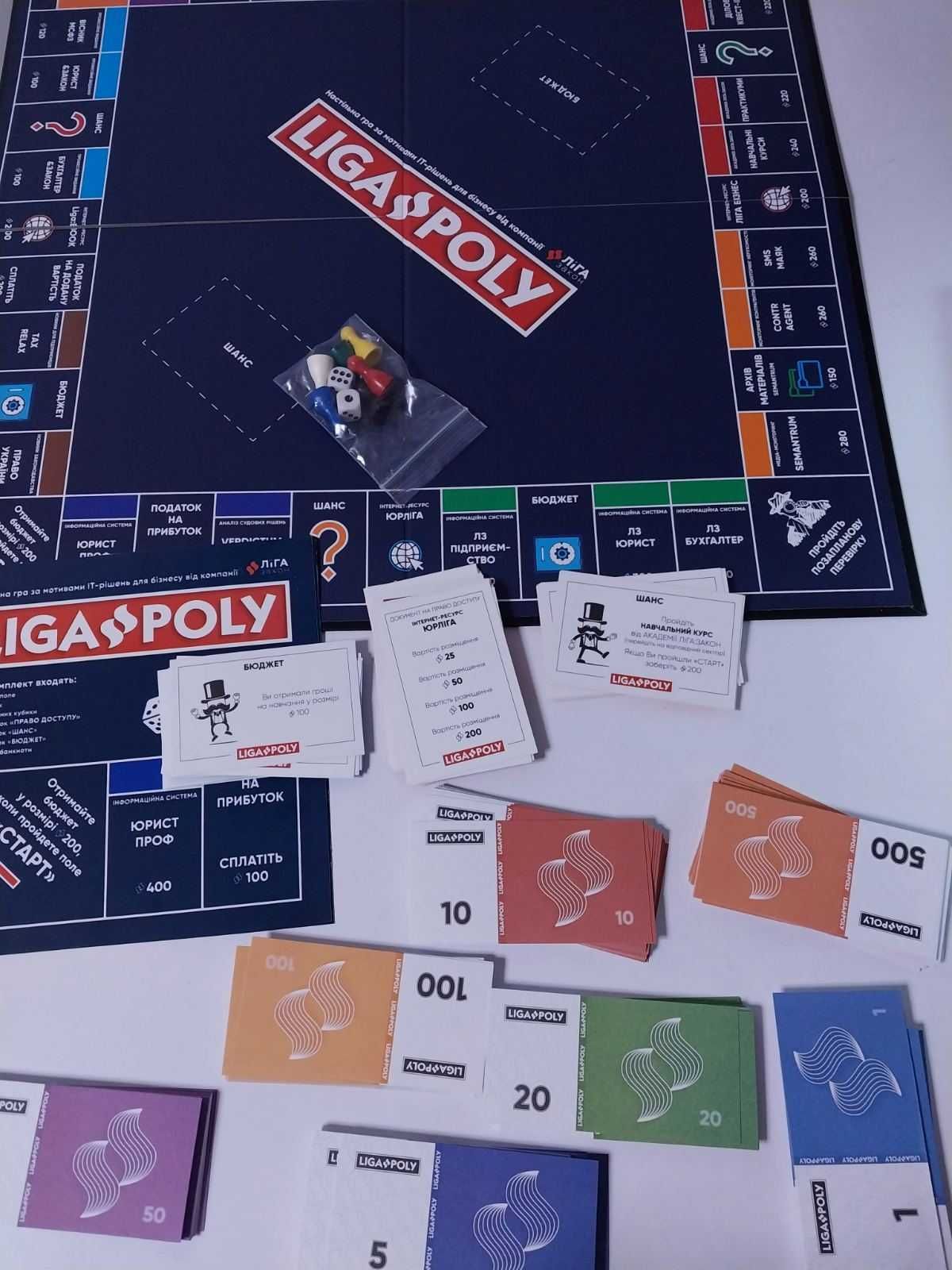 Настільна гра Ligapoly бізнес монополія