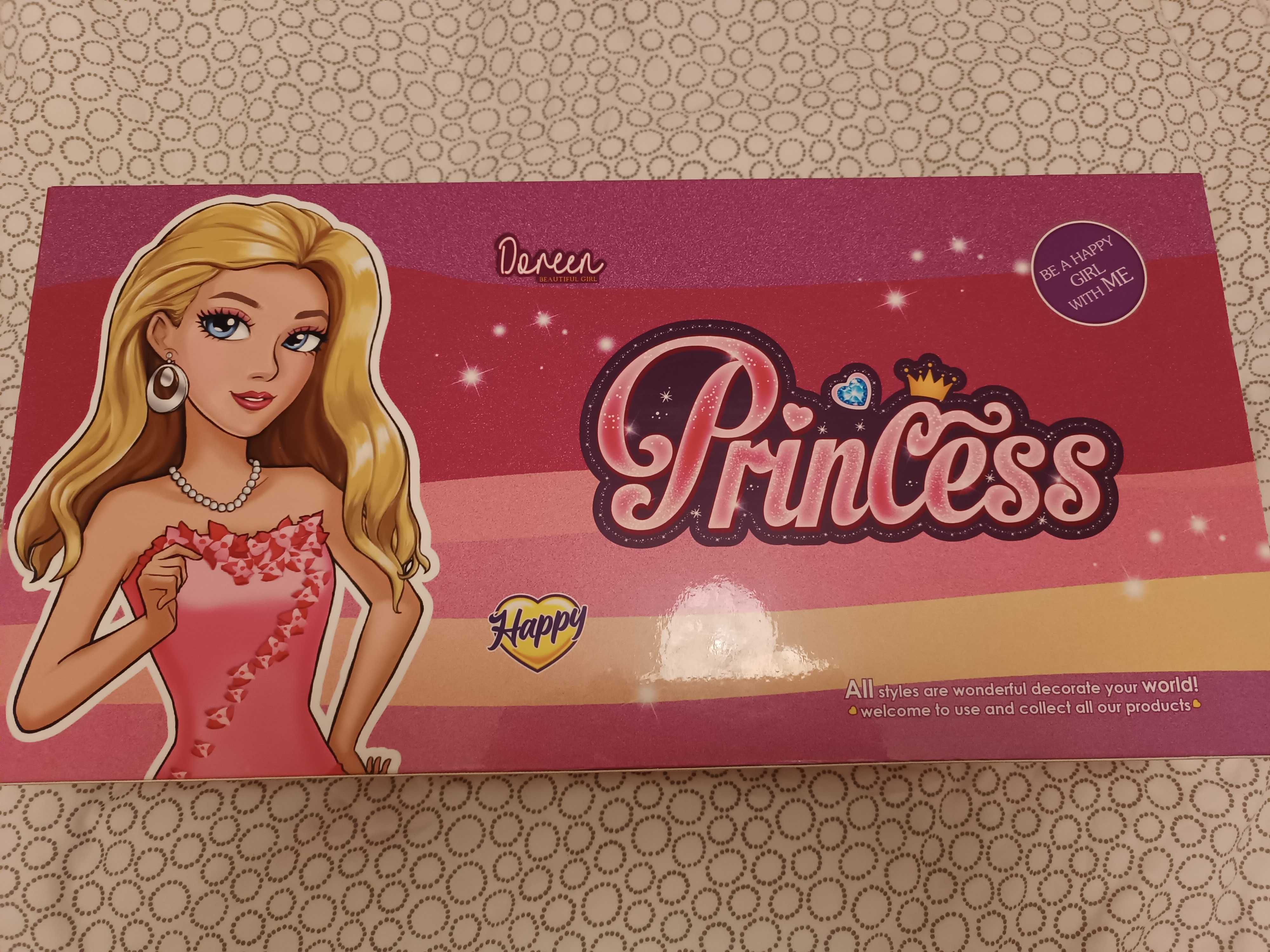 Lalka Princess, zestaw z łóżkiem oraz toaletką