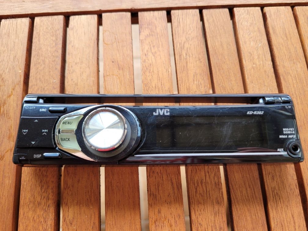 Radio samochodowe JVC model KD-R302, z CD, z kieszenią