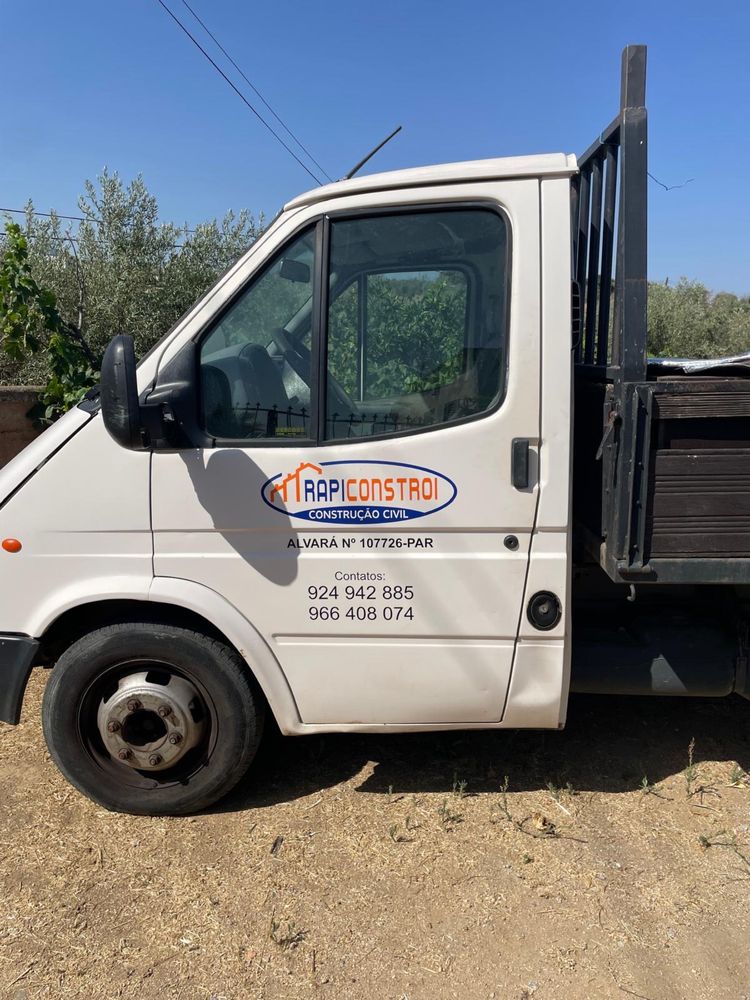 Ford transit, caixa aberta 3 lugares