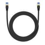 Baseus szybki kabel internetowy Rj45 cat.7/10Gbps 1.5m pleciony czarny