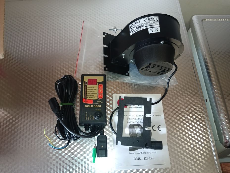 Вентилятор до котла,Нагнітальний вентилятор M+M WPA 117K, турбіна