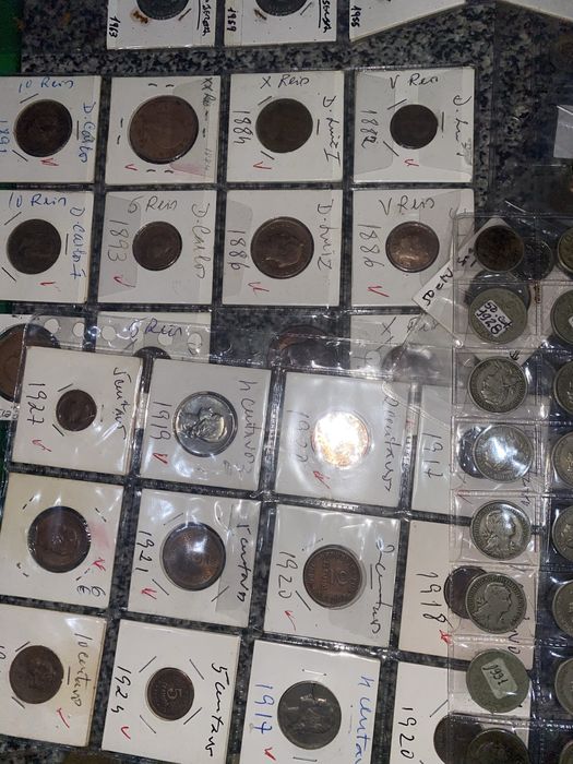 Moedas antigas 10 kg