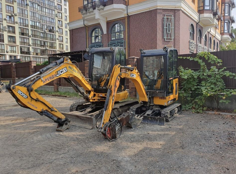 Оренда та послуги  мініекскаватора ,аренда мини экскаватора