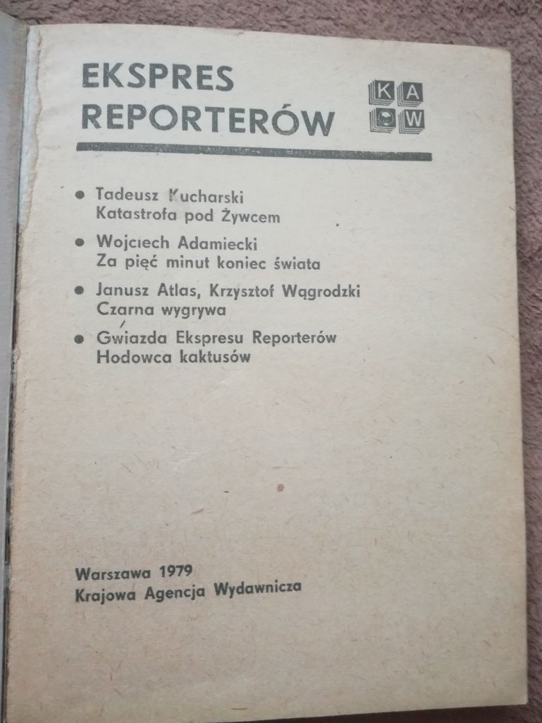 Ekspres reporterów Atlas Kucharski 1979 Adamiecki