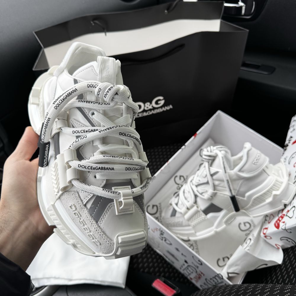 Жіночі преміальні кросівки Dolce & Gabanna Space White Premium 36-41