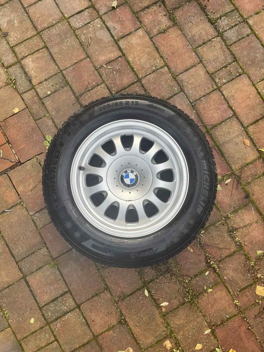 Komplet 4 kół alu BMW E39 opony zimowe