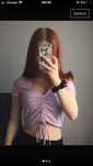 crop top ze ściągaczem