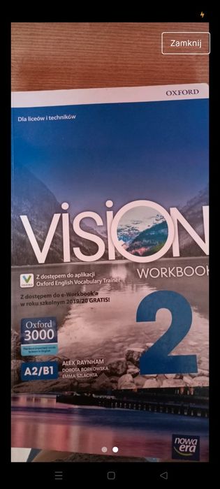 Vision 2 podręcznik i ćwiczeniówka