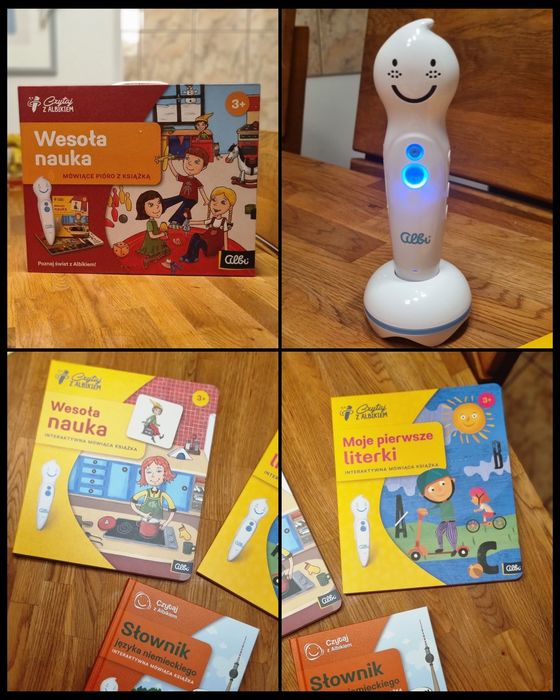 Czytaj z Albikiem + Pióro + 3 książki