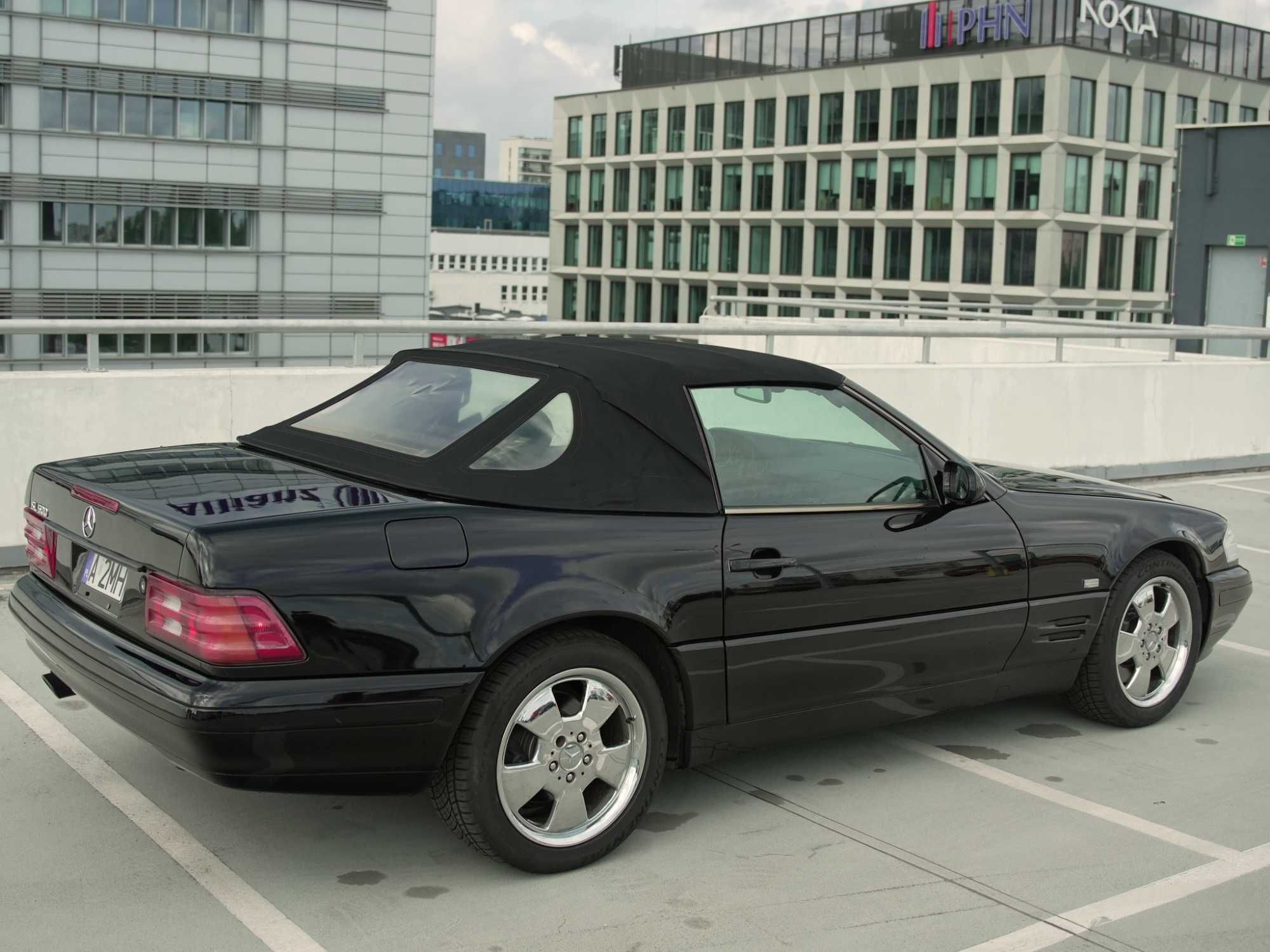 Mercedes-Benz SL Mercedes SL500 czarny, niski przebieg, zadbany