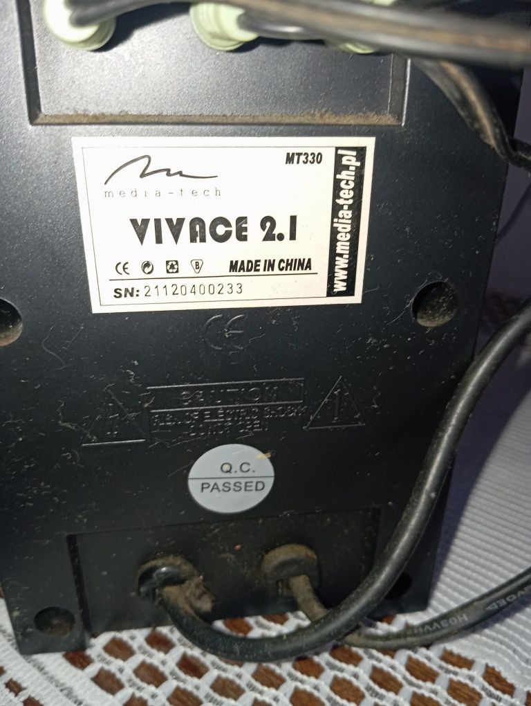 Głośniki Media Tech MT 330 Vivace 2.1