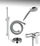 Душевой набор hansgrohe Croma со смесителем, душевой лейкой,  штангой