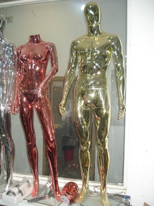 Manequins de Adulto em Dourado ou Prateado (NOVOS)