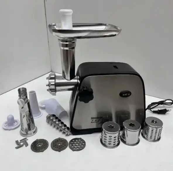 ХИТ! Электро мясорубка с соковыжималкой и шинковкой Zepline ZP-203