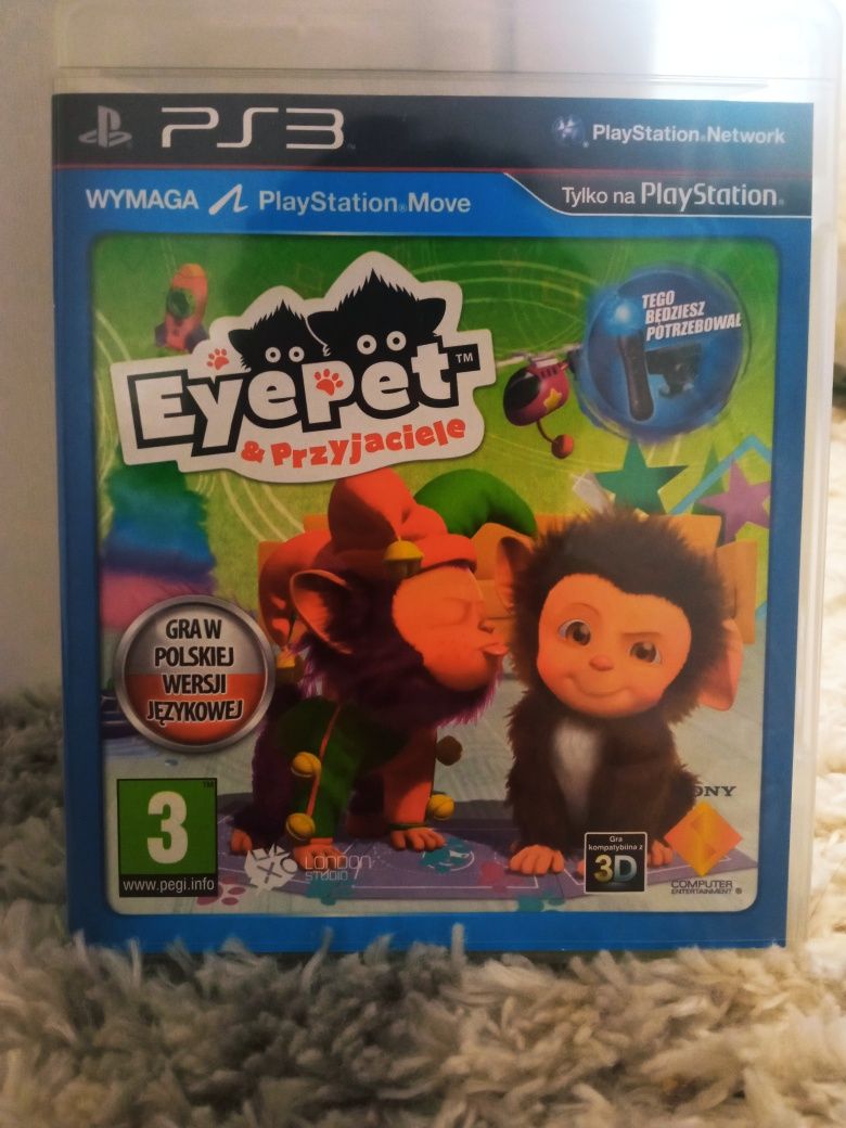 eyepet i przyjaciele eyepet & friends ps3 playstation 3 konsola gra