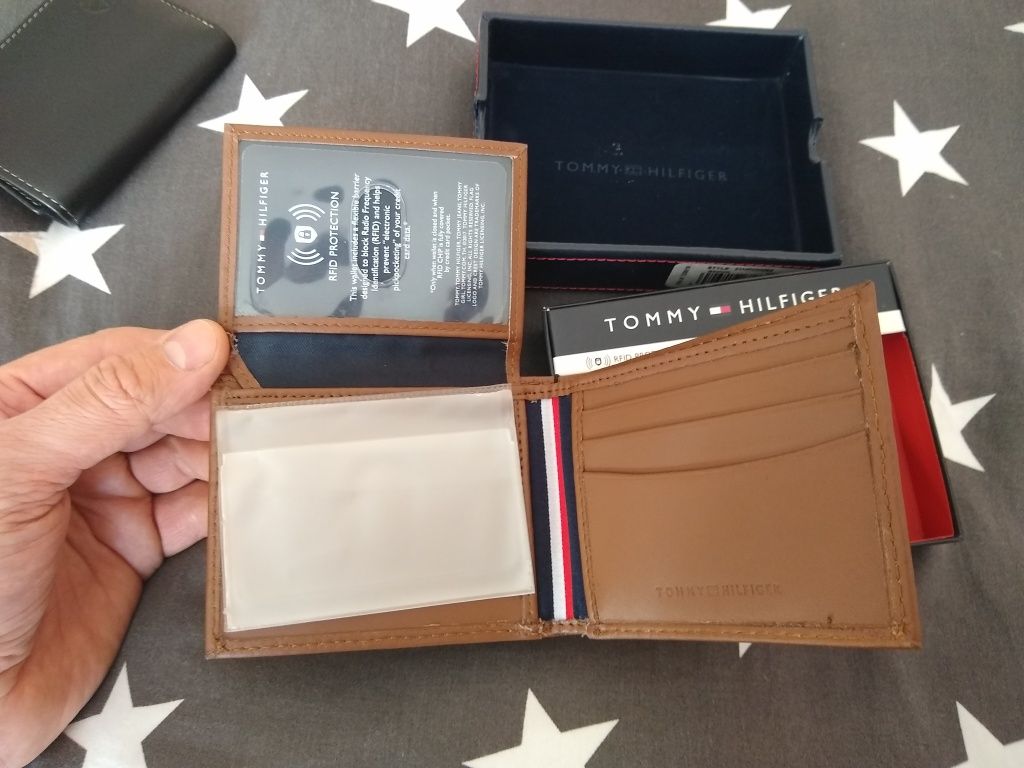 Tommy Hilfiger portfel skórzany nowy 100% oryginał