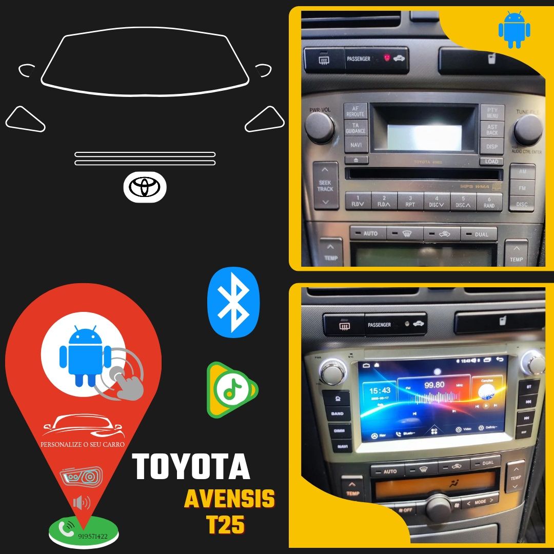 Rádios Android Auto