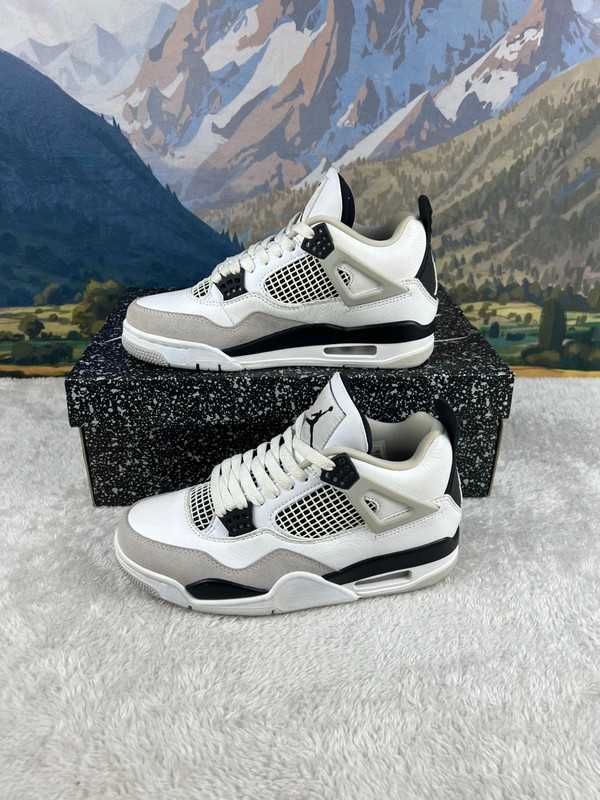 ButyDamskie Air Jordan_4_Retro_Military_Black_Uniseks R.38