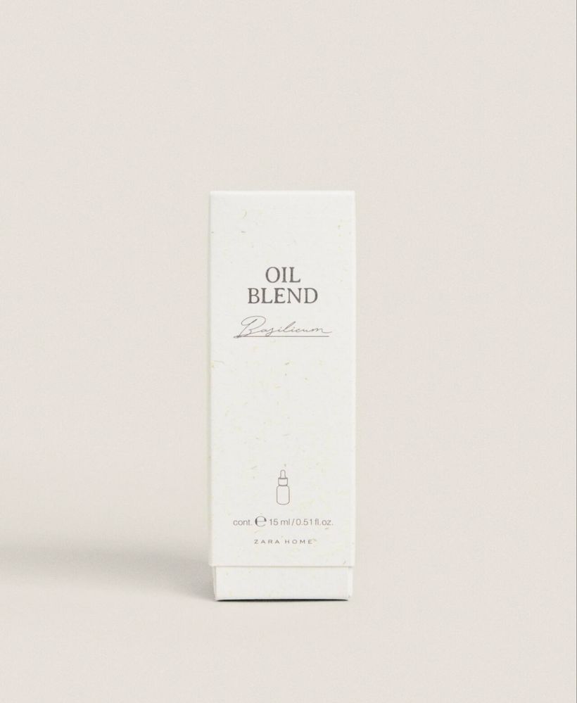 (15 ML) Óleo Essencial BASILICUM Zara Home NOVO