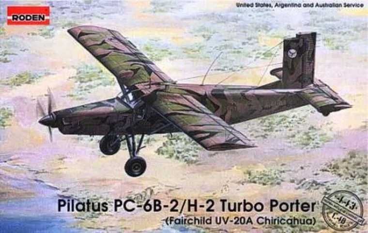 ОБМЕН Сборная модель самолета Pilatus PC-6B\2-H2 Turbo Porter (1:48)