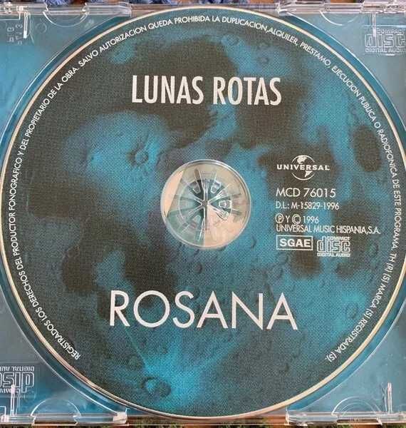 ROSANA - Lunas rotas- CD - 1996 SPAIN MCA