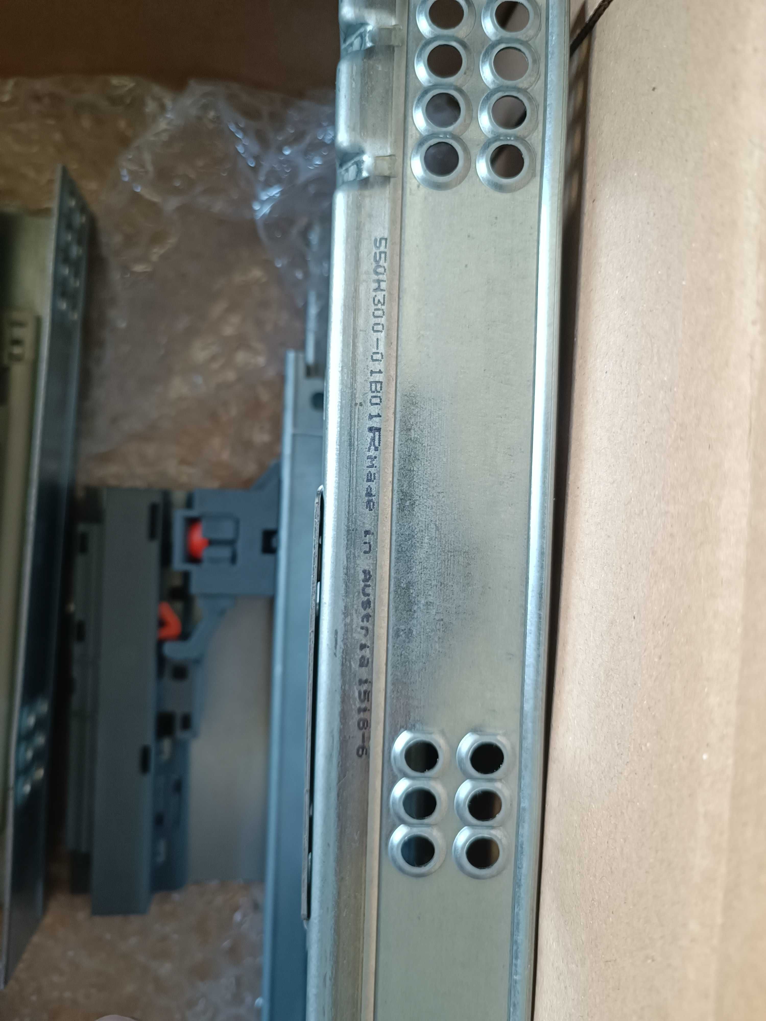 Prowadnice Blum 2x 550H300 + 2x Blum 550H350 - 150zł za wszystko.