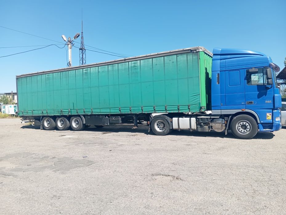 Даф 105 тягач з прицепом