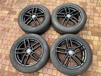 3900. Alufelgi 17" Skoda Octavia IV Golf 7 Leon czarne 5x112 7J ET49