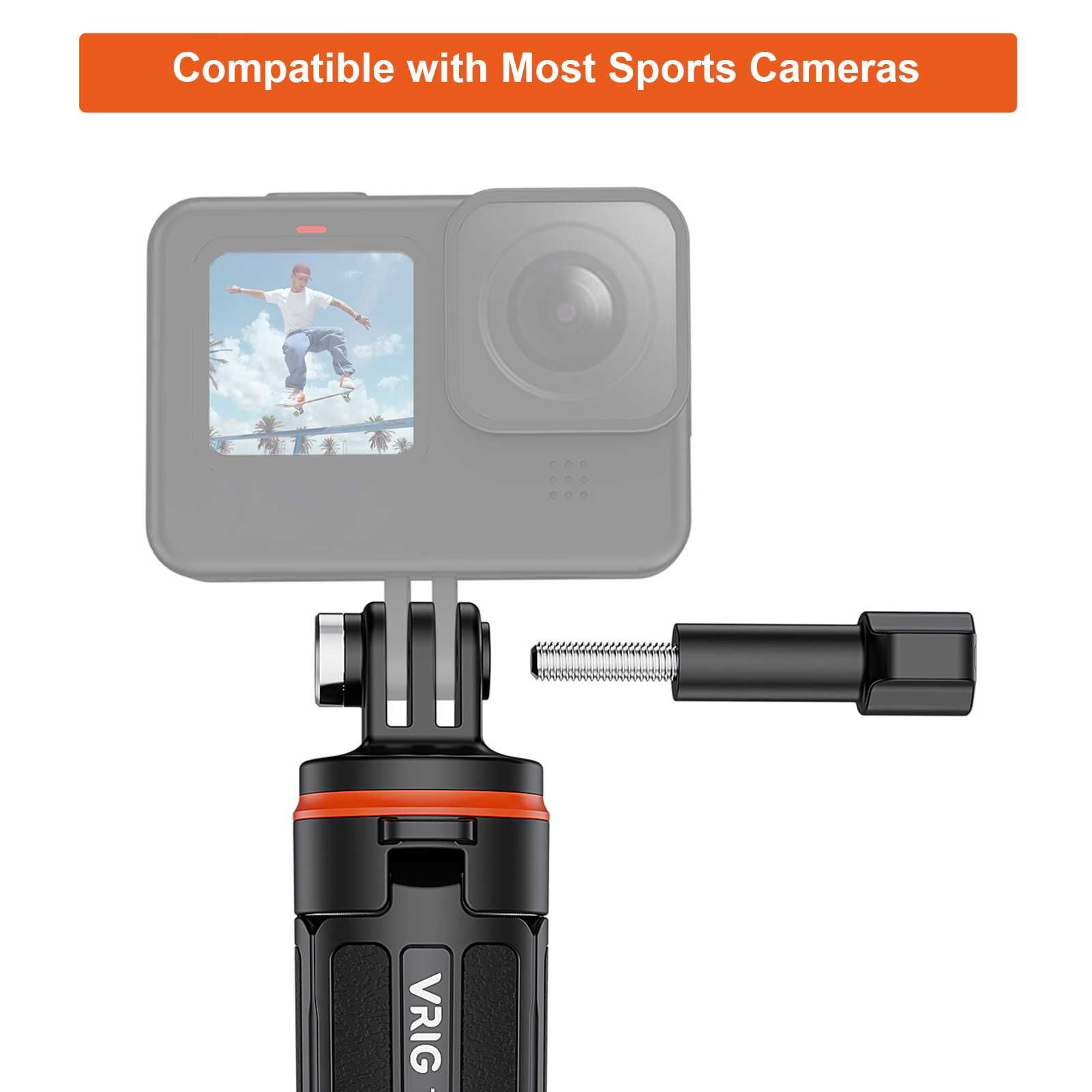 Statyw do selfie kij ze stopu aluminium VRIG TP-08