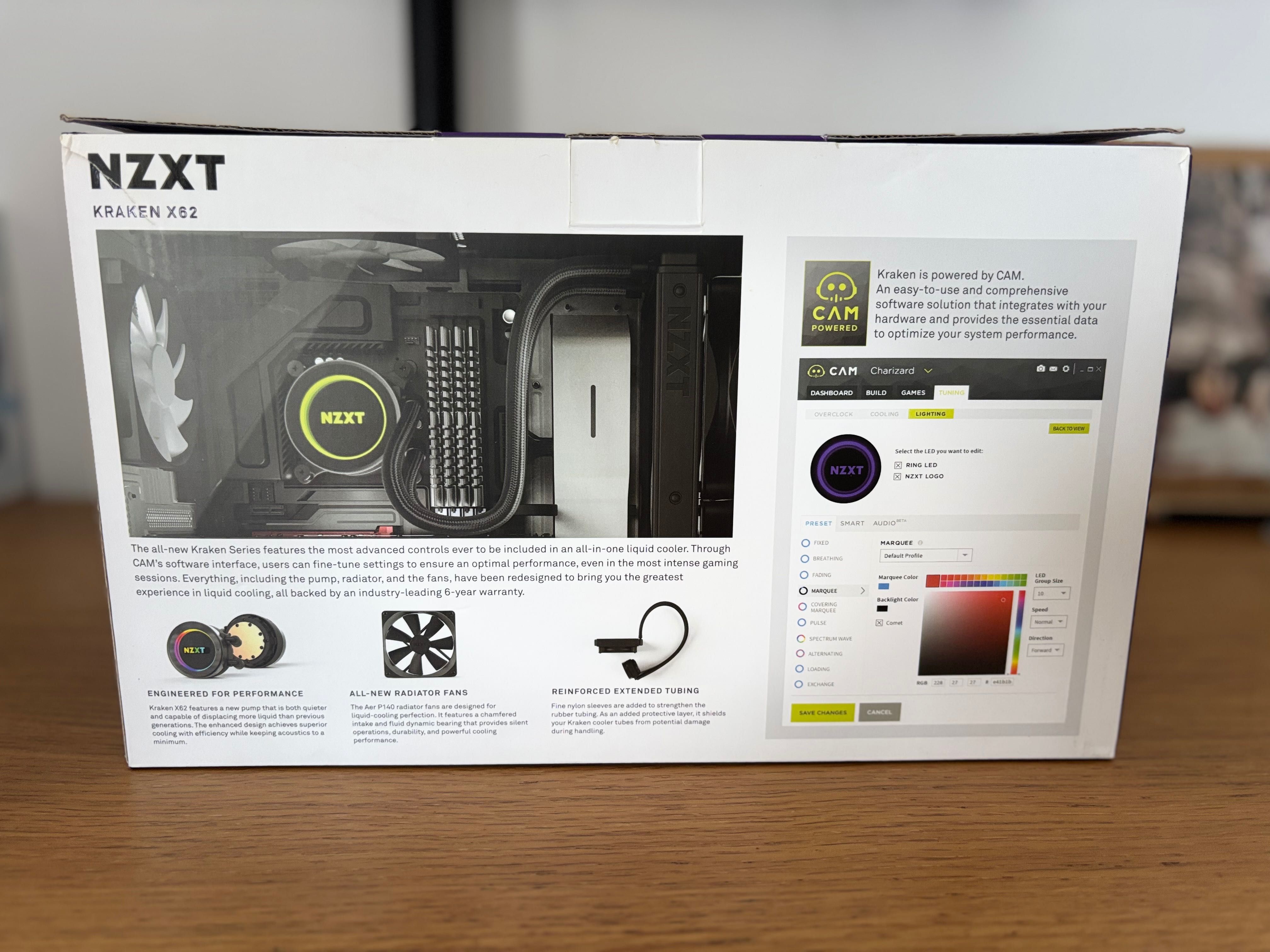 Watercooler NZXT Kraken X62 de 280mm