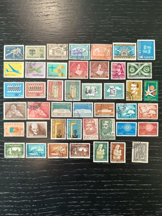 1951 a 1962, 100 Selos de Portugal.