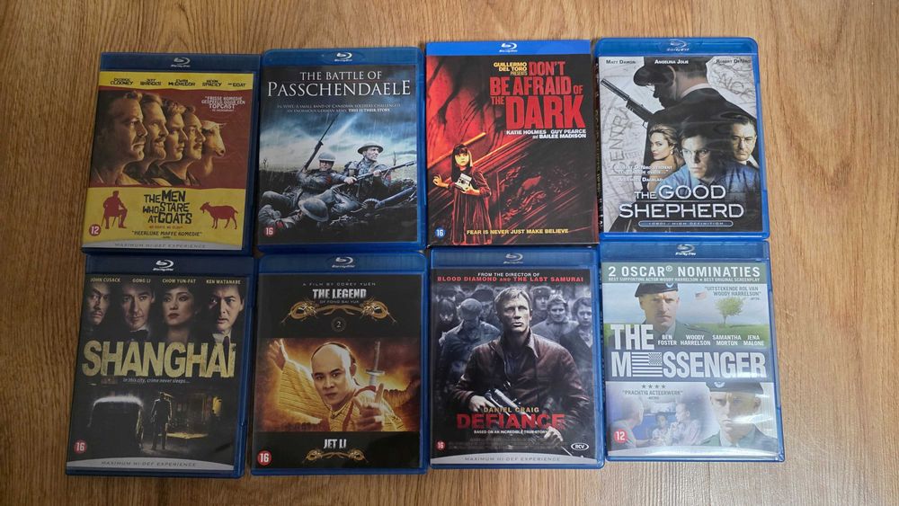 blu ray 16 filmów Autor widmo, Syriana, Basic, Hooligans i inne