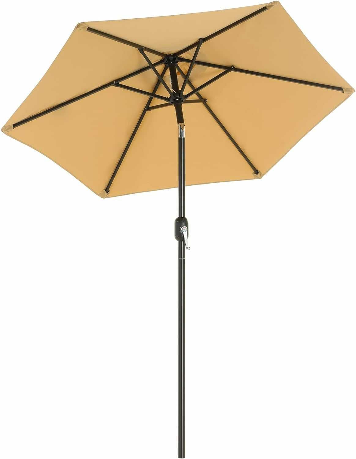 6M16 parasol przeciwsłoneczny ogrodowy 200x230cm  UPF 50+ z korbą