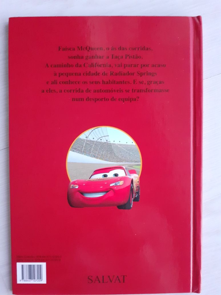 Livro Os carros da Disney