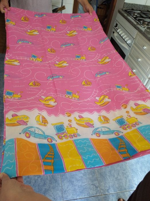 Lençol novo cor de rosa