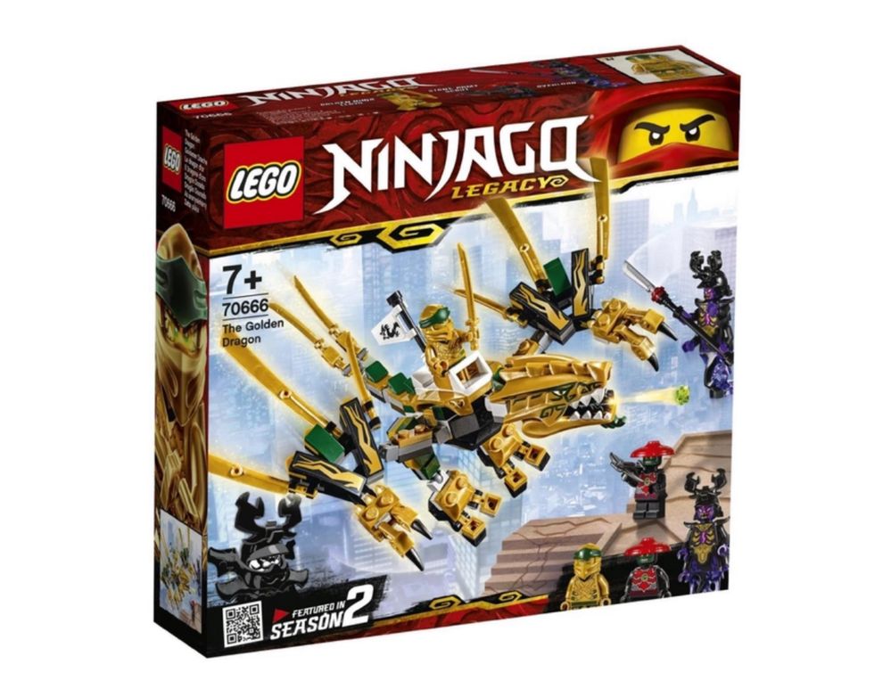 Lego Ninjago Золотий Дракон 70666 лего