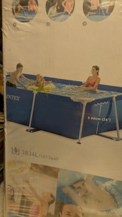 Piscina Intex 3 X 2 X 0.75 com bomba e acessórios