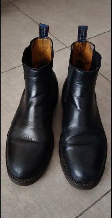 Botki skórzane Gant