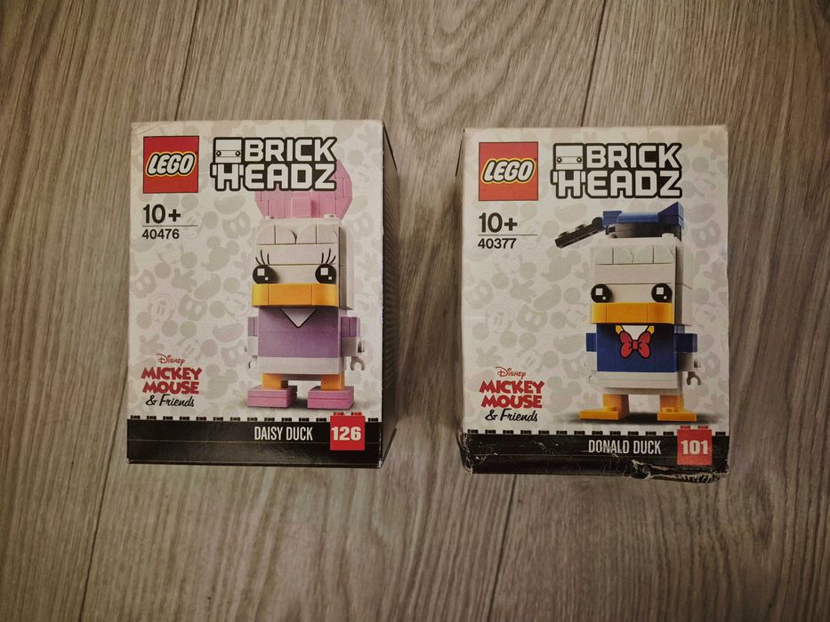 LEGO BrickHeadz Disney - 40476 Kaczka Daisy i 40377 Kaczor Donald