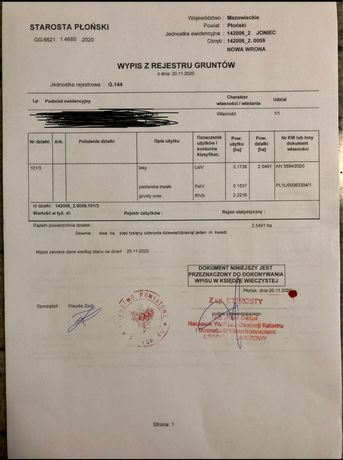 Grunty rolne 6,5 hektara w jednym kawalku