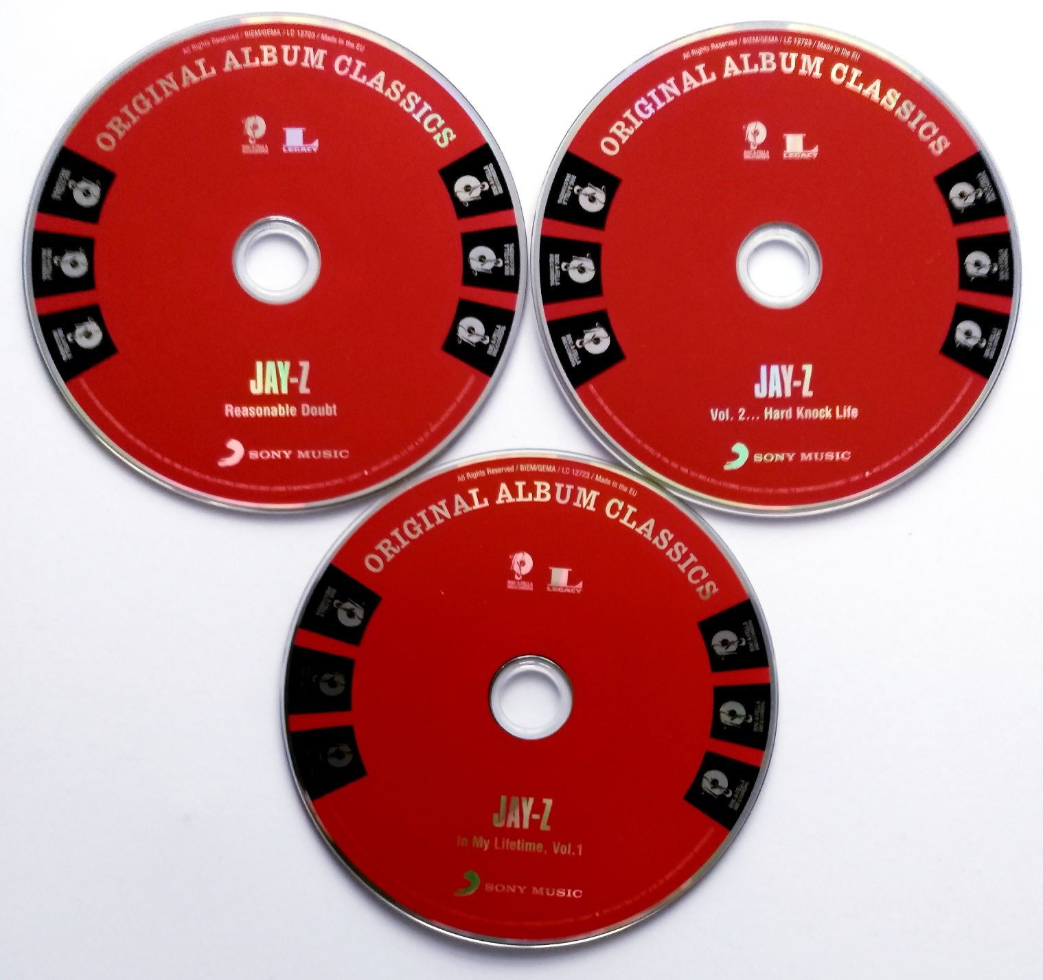 Jay Z Orginal Album Classics 3CD Box 2001r