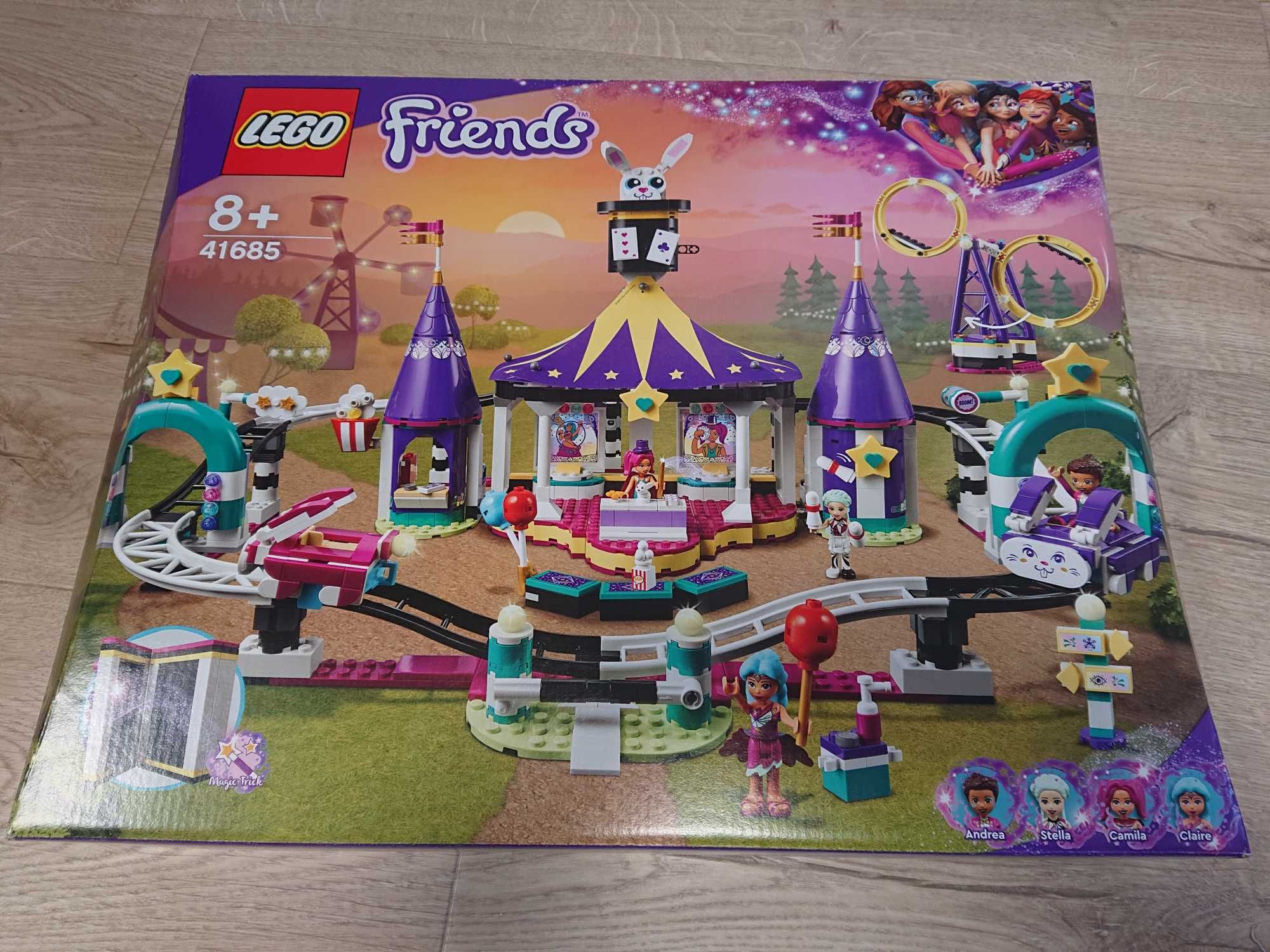 Klocki LEGO Friends 41685 Magiczne wesołe miasteczko z kolejką górską