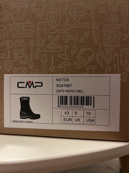 Buty śniegowce CMP rozm 43 męskie