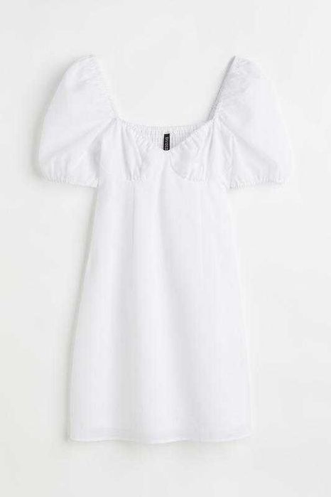 білосніжна сукня h&m