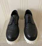 Buty sznurowane na grubej podeszwie, oksfordy, derby Bronx