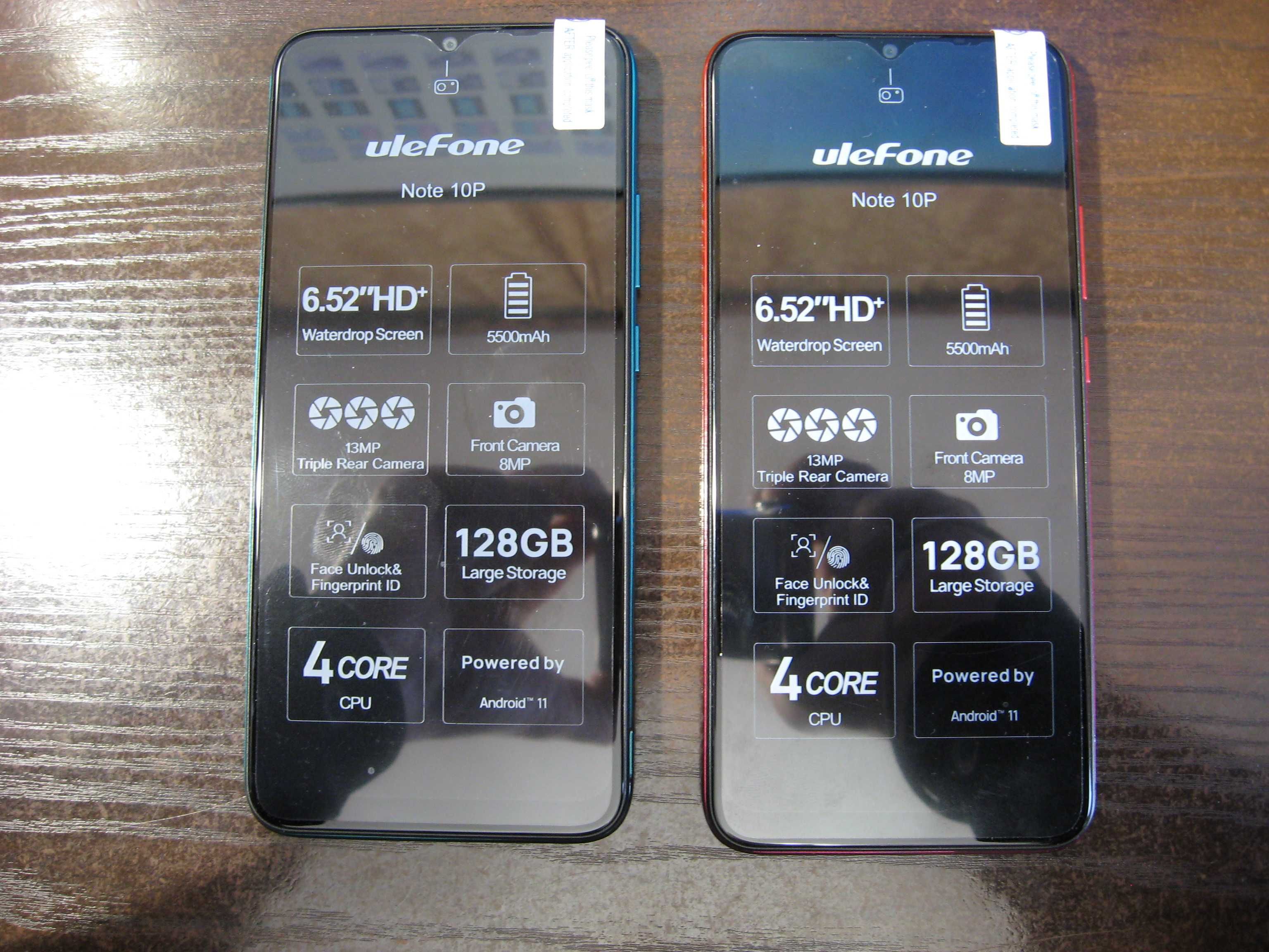 Ulefone Note 10P 6,52 cala 3/128GB 13 MPix 5500 mAh Unisoc T310