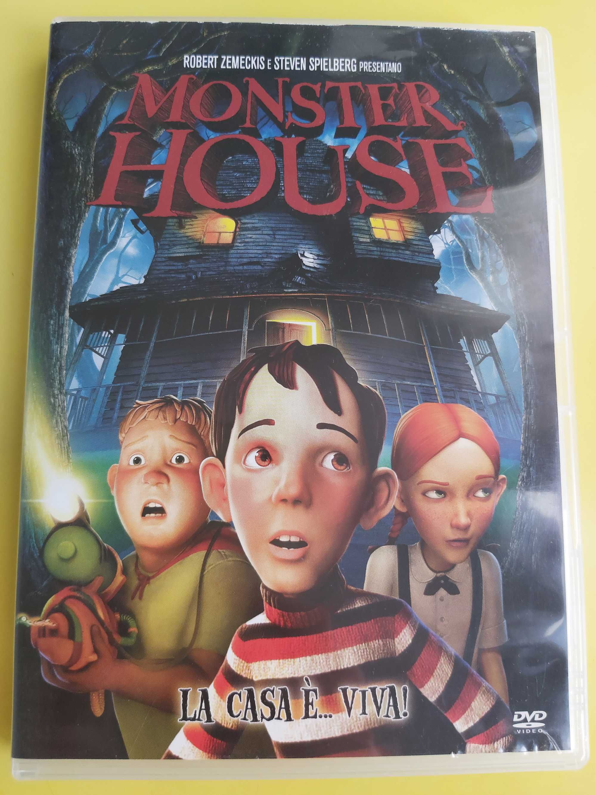 DVD "Monster House" de Zemeckis e Spielberg