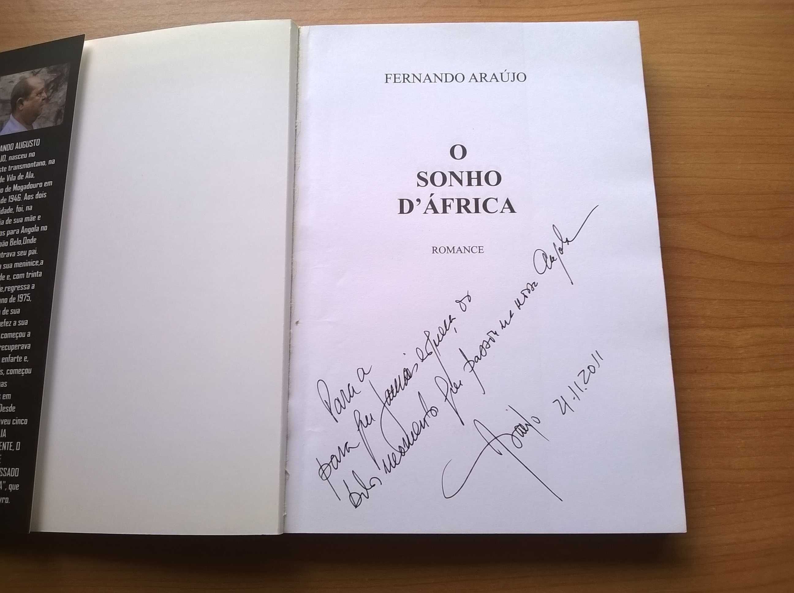 O Sonho d'África (autografado pelo autor) - Fernando Araújo